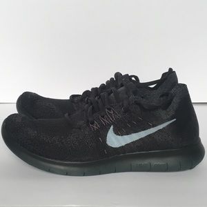 NWT - NIKE • Nike Free RN Flyknit 2017 Black (8)